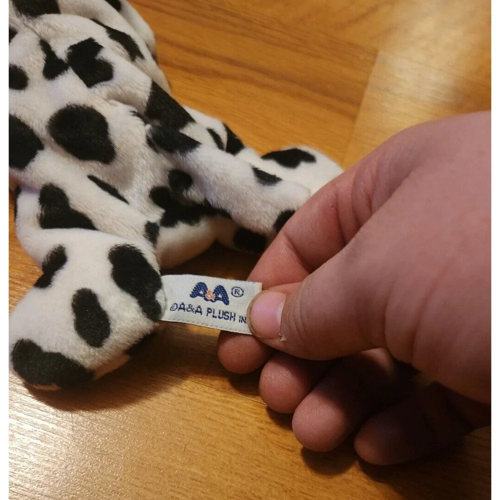 A&A Dalmatian Dog Soft Cute Cuddly Adorable Beanie Plush Stuffed Animal‎ Toy 8